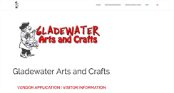 Desktop Screenshot of gladewaterartsandcrafts.com