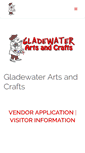 Mobile Screenshot of gladewaterartsandcrafts.com