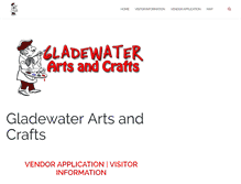 Tablet Screenshot of gladewaterartsandcrafts.com